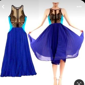 Three Floors Hidden Gem MIDI dress with bright blues